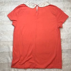 H&M sequence colar pink t-shirt